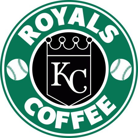 Kansas City Royals Starbucks Coffee Logo vinyl decal